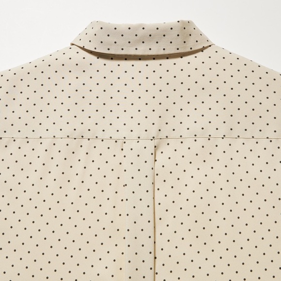 Uniqlo Rayon Printed Long-Sleeve Blouse - Picture 5 of 6